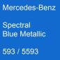 Preview: Mercedes-Benz, Spectral Blue Metallic, 593 / 5593.